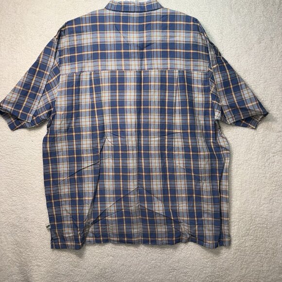 Vintage 90’s Bugle Boy Plaid Button Up Shirt Cotton Blend Size XXL NWT DEADSTOCK - Picture 5 of 8
